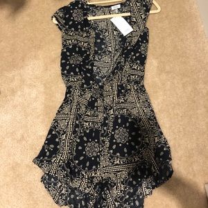 Tobi Tie Front Romper NWT